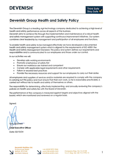 Health & Safety Policy